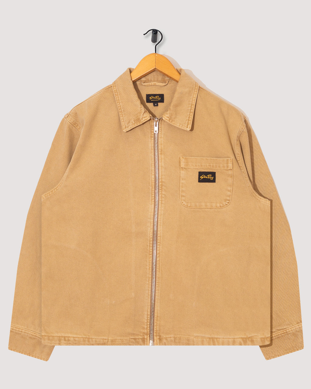 Zip Shirt - Apple Cinnamon Twill | Stan Ray | Peggs & son.