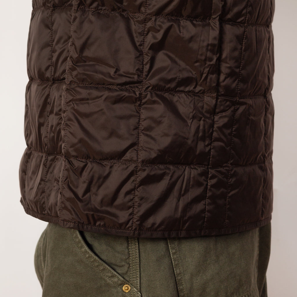Crew Neck Vest - Dark Chocolate