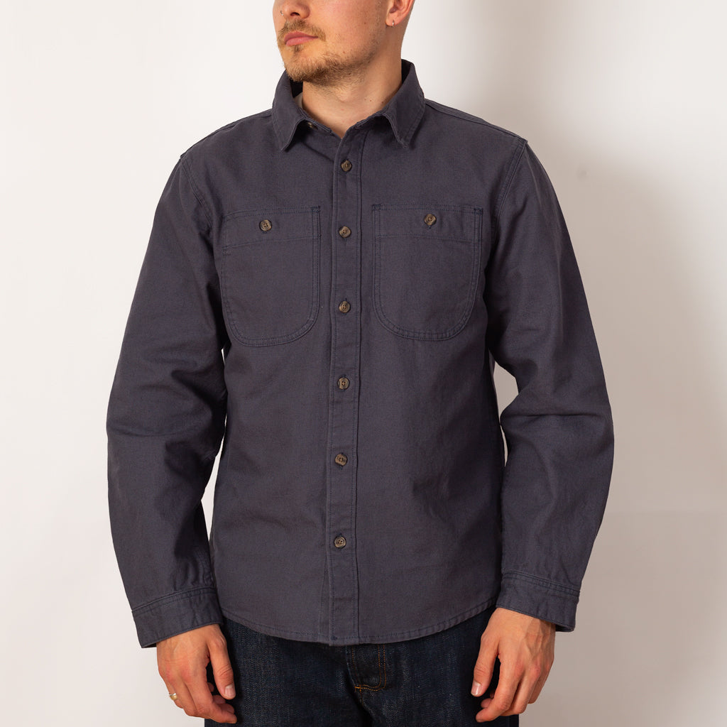 Point Reyes Canvas Shirt - Smoulder Blue