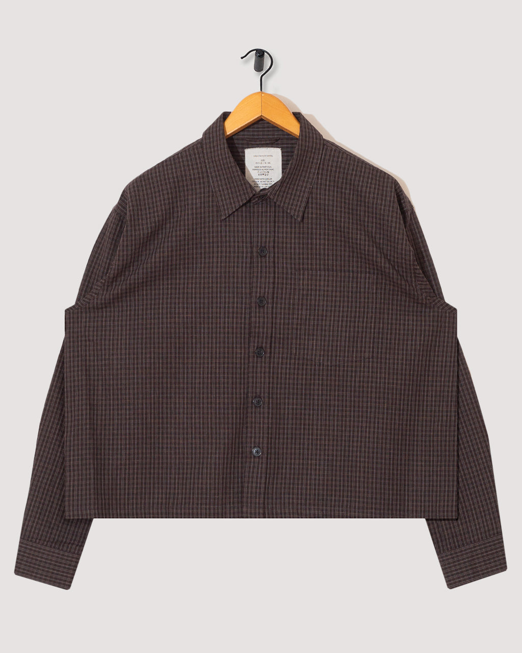 Priority Shirt - Dark Linen Check | Mfpen | Peggs & son.