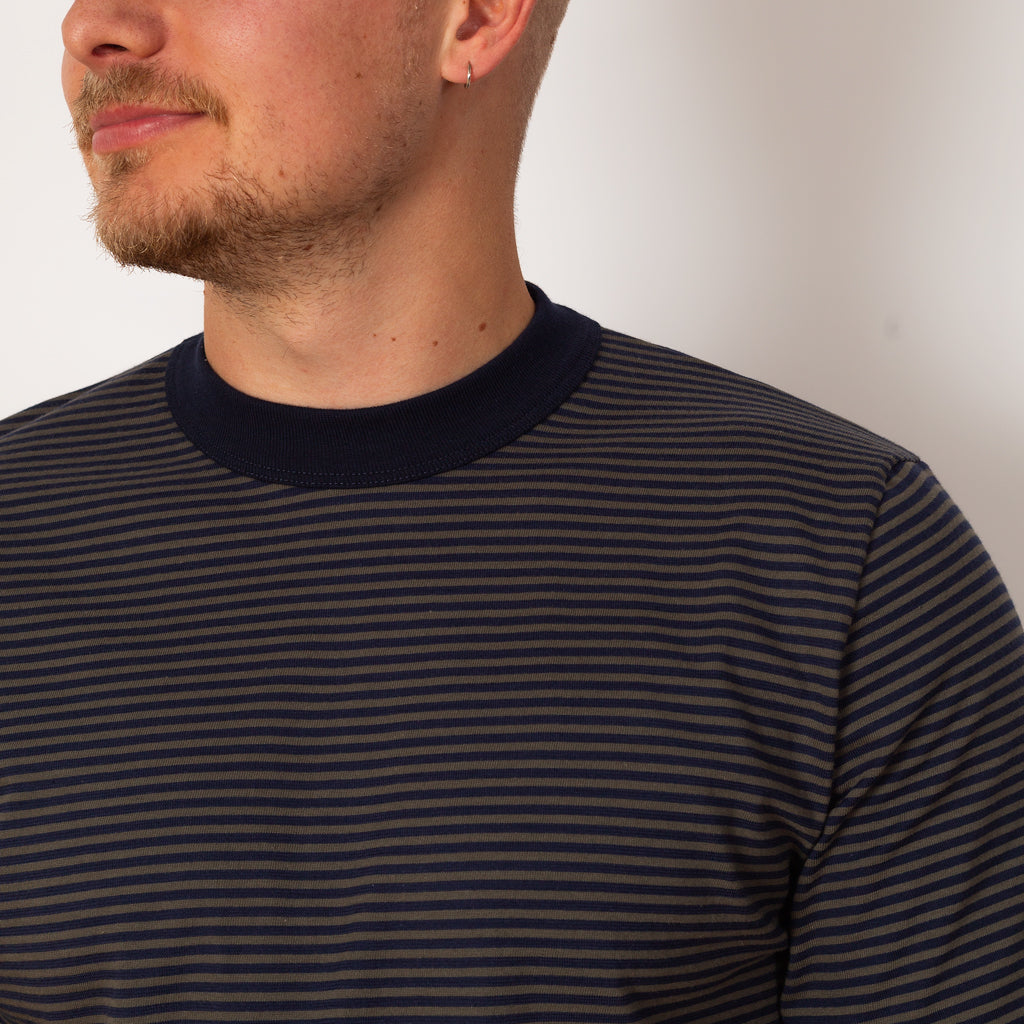 Heritage Stripe T-Shirt - Marine Deep / Chimera