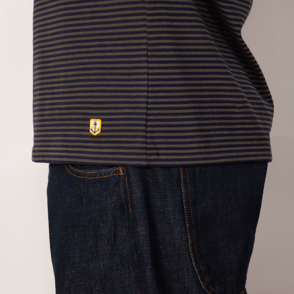 Heritage Stripe T-Shirt - Marine Deep / Chimera