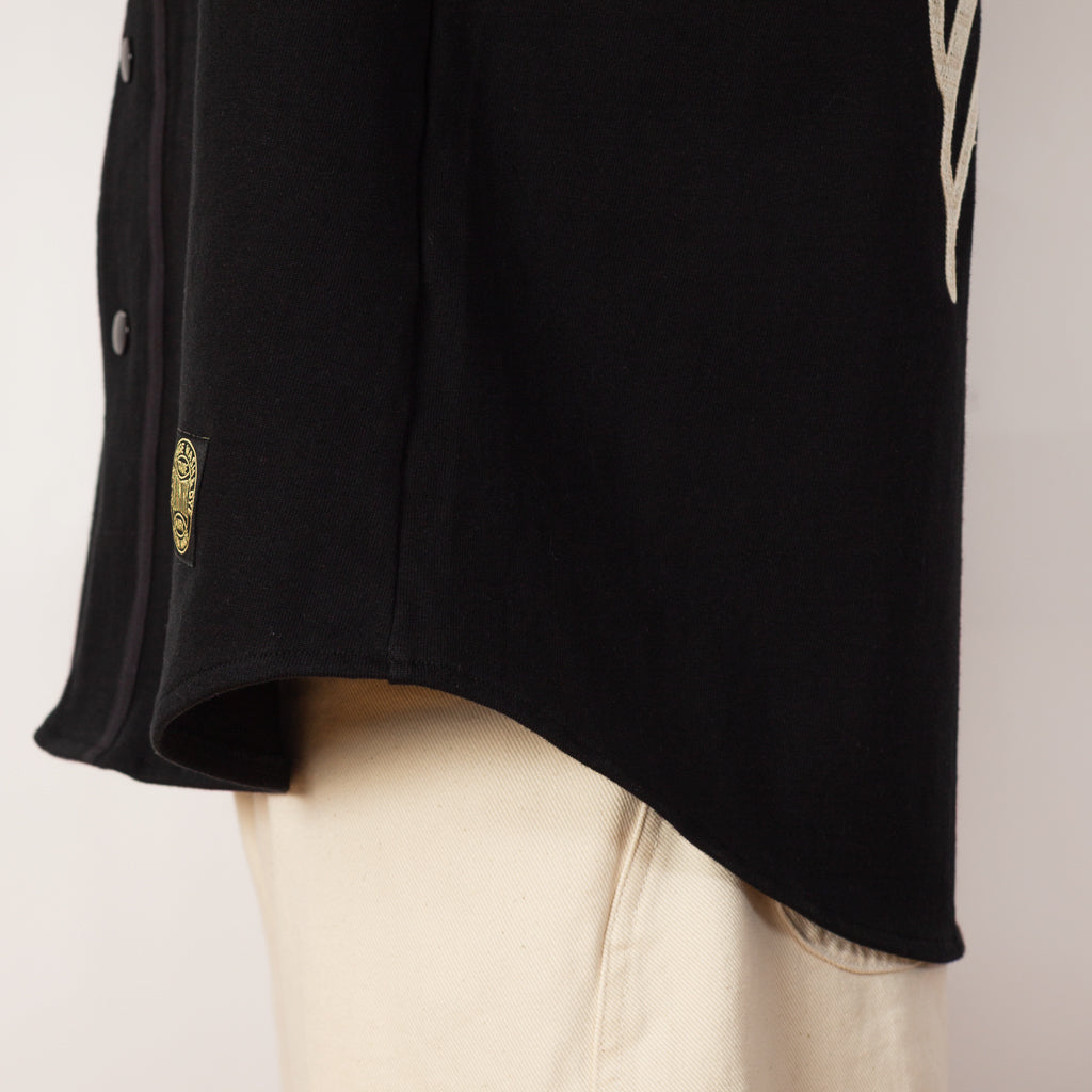 Bone Baseball Shirt - Black
