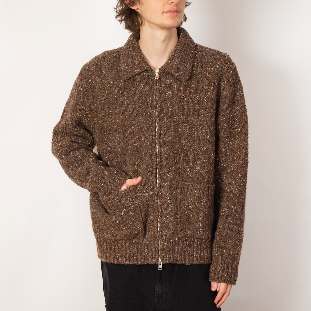 Erik Donegal Diamond Jacket - Seal Brown