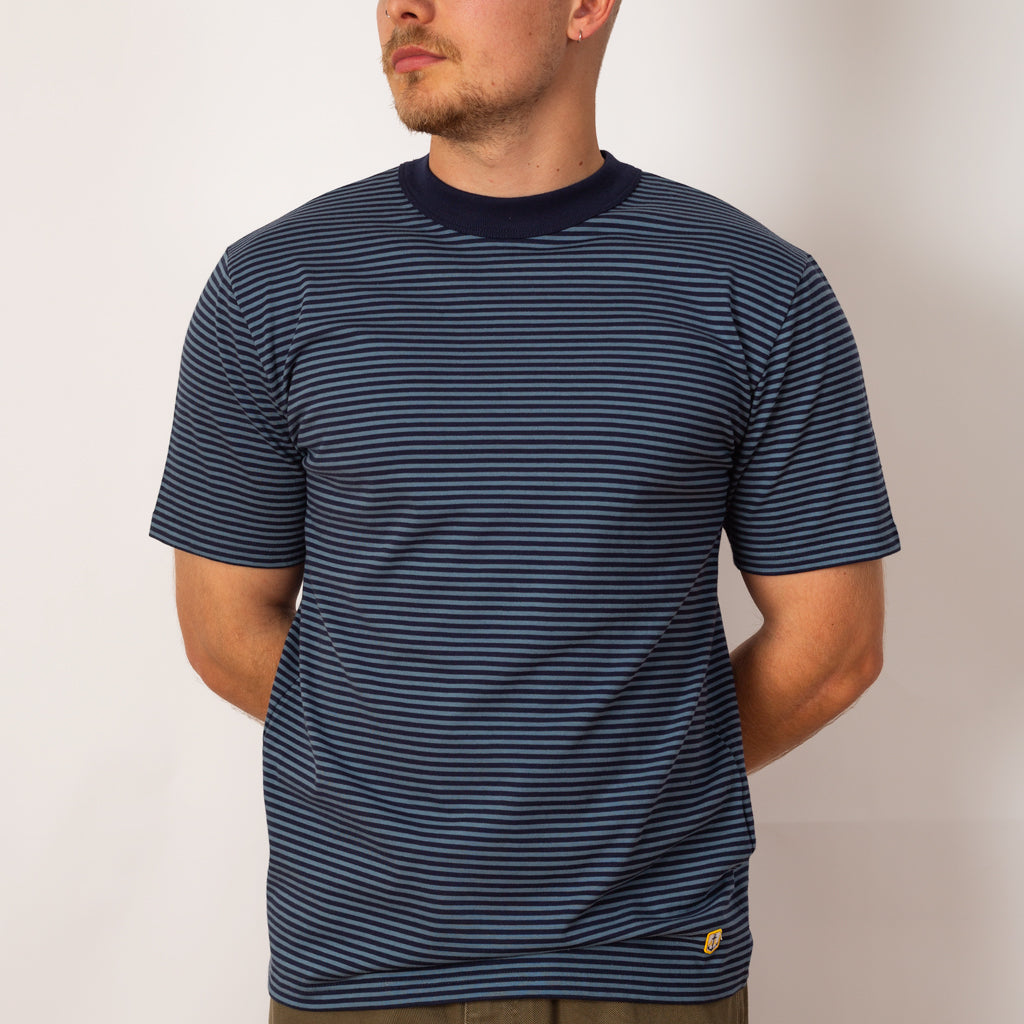 Heritage Stripe T-Shirt - Marine Deep / Bluefin