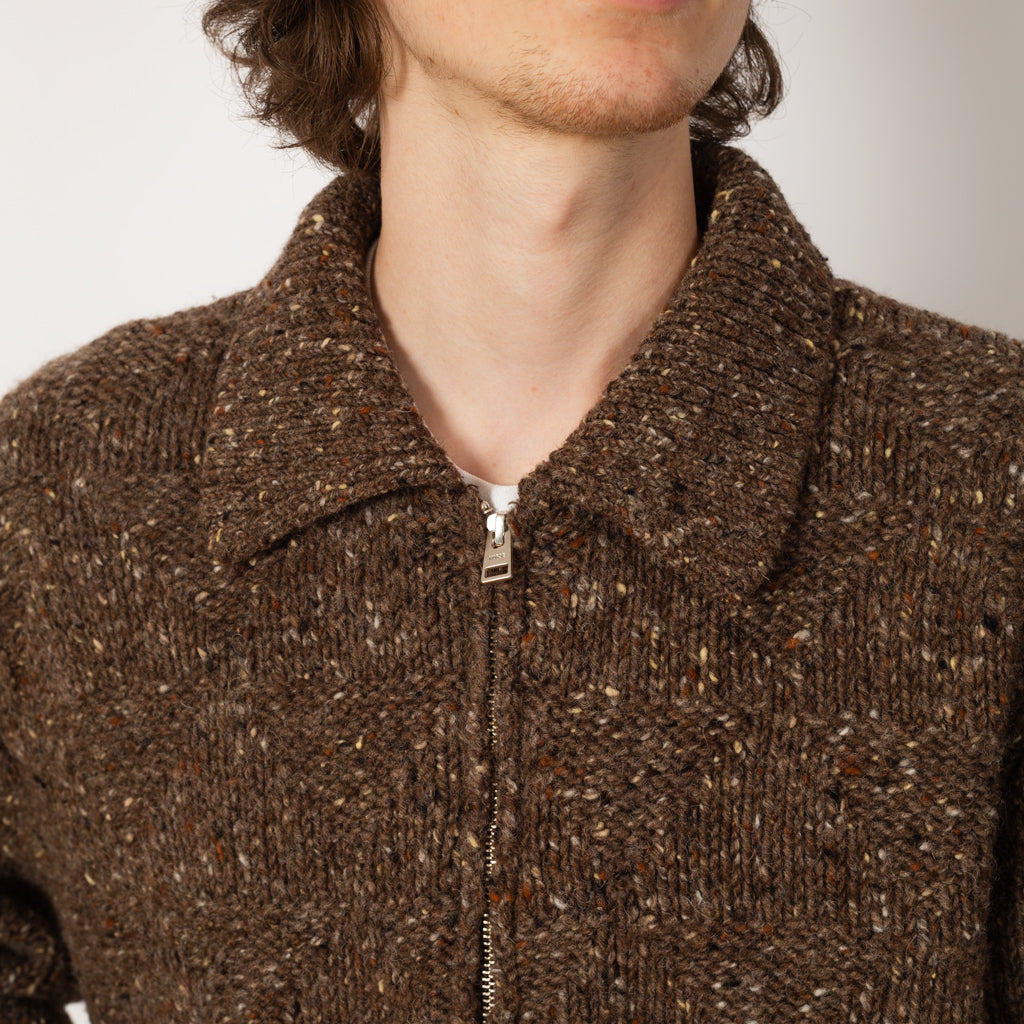 Erik Donegal Diamond Jacket - Seal Brown