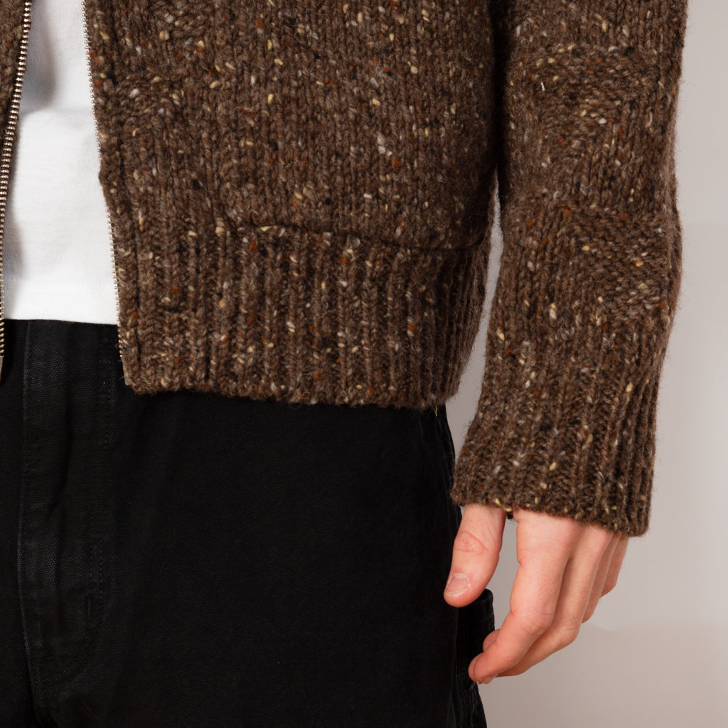 Erik Donegal Diamond Jacket - Seal Brown