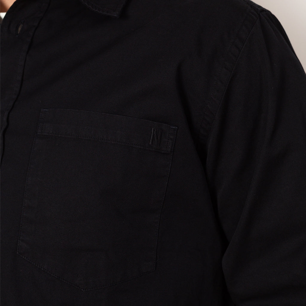 Algot Twill Shirt - Dark Navy