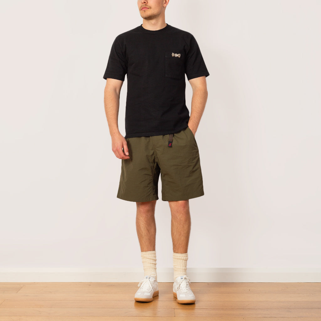 Butterfly Concho Pocket Tee - Black