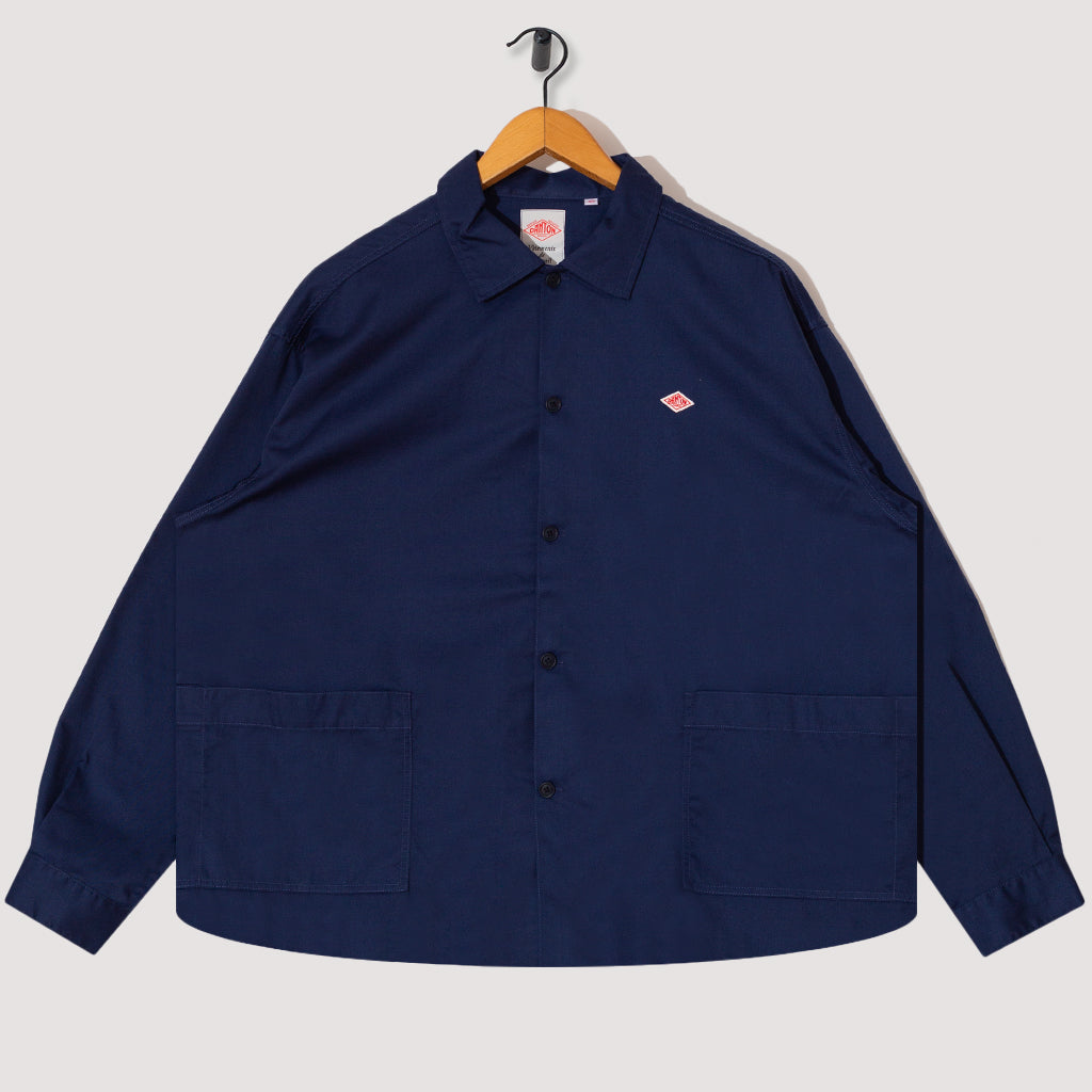 Shirt Jacket - Navy | Danton | Peggs & son.