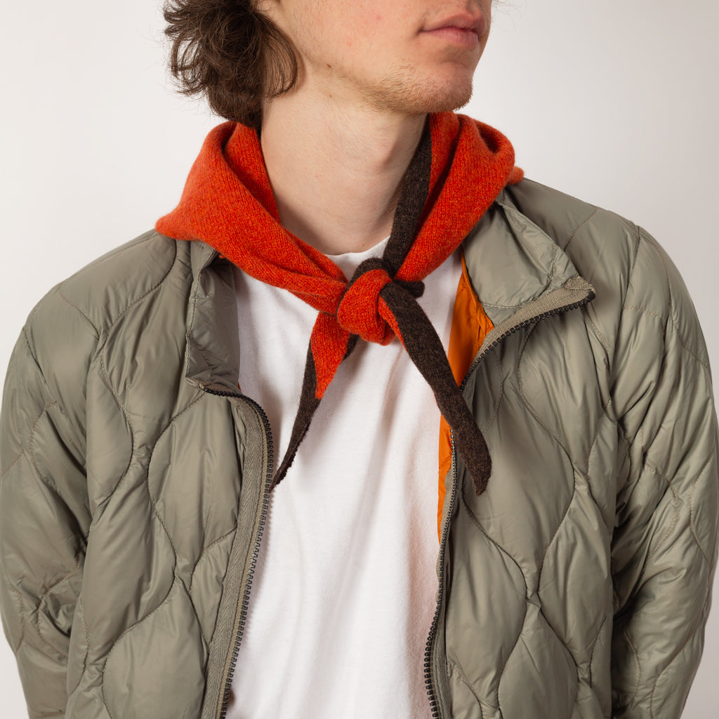 Tipped Scout Scarf - Cocoa/Ember