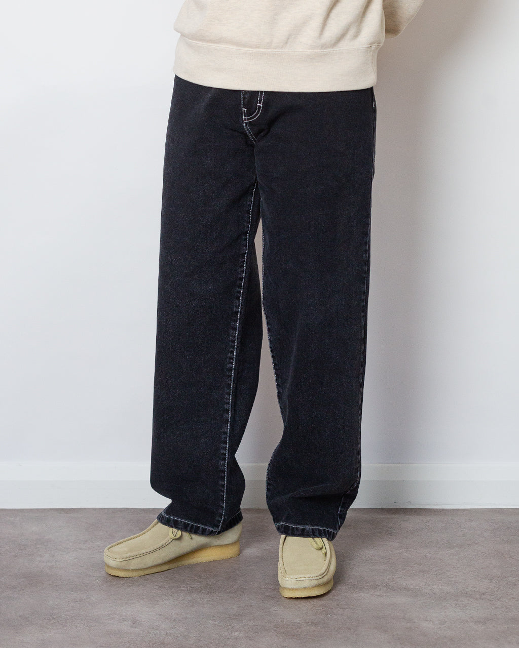 Wide 5 Jean - Black Stone