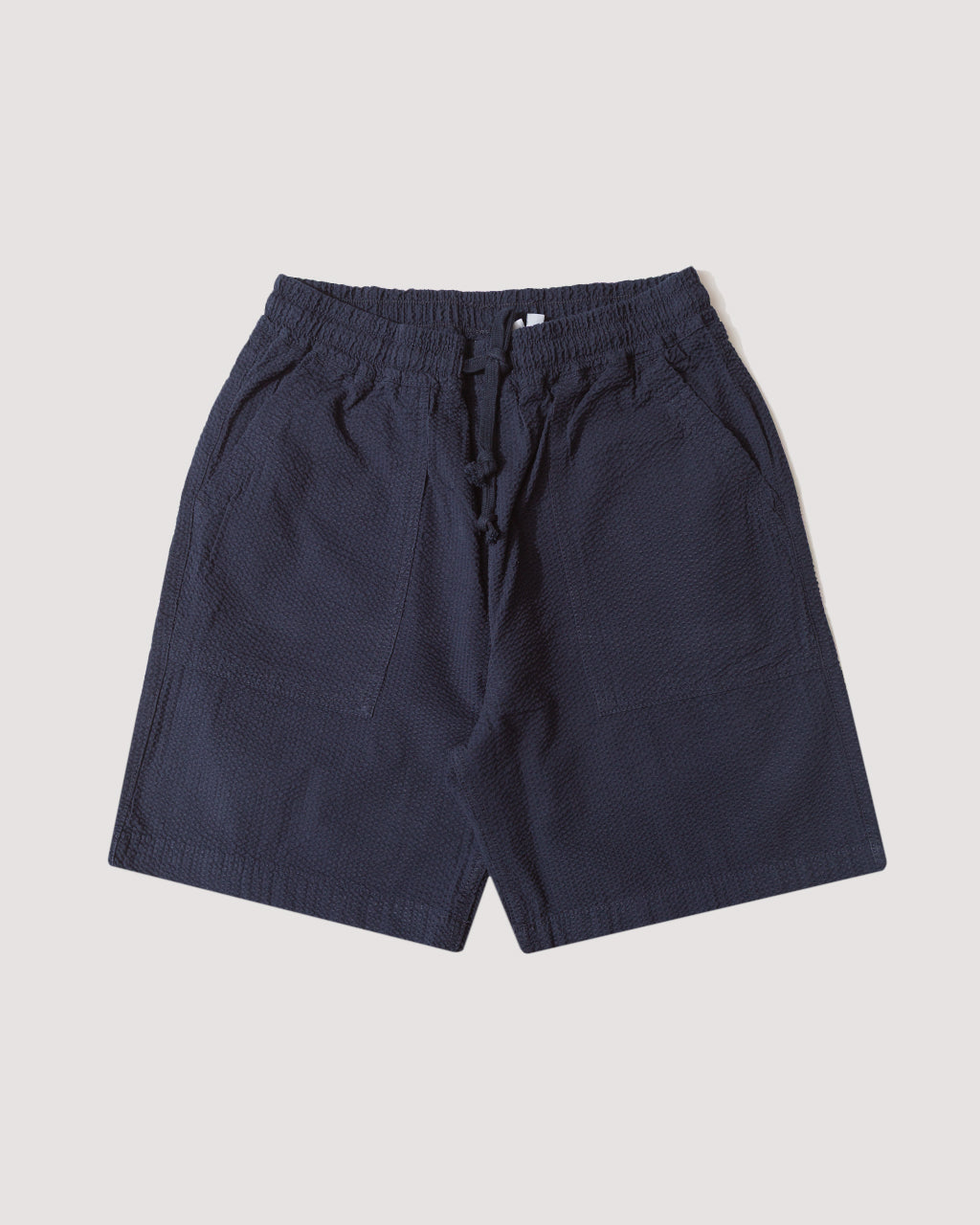 Seersucker Chef Short - Dark Navy | Service Works | Peggs & son.