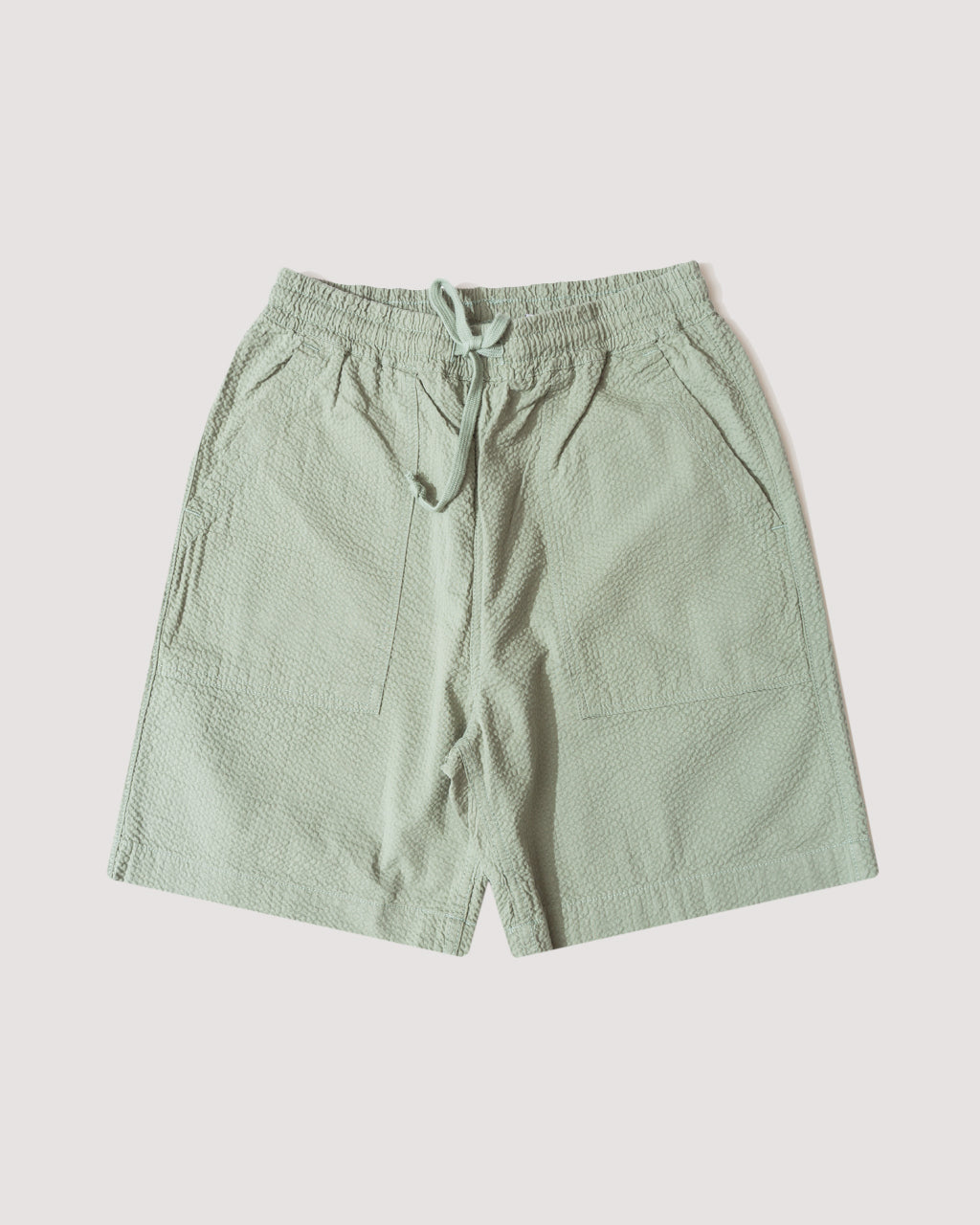 Seersucker Chef Short - Sage | Service Works | Peggs & son.