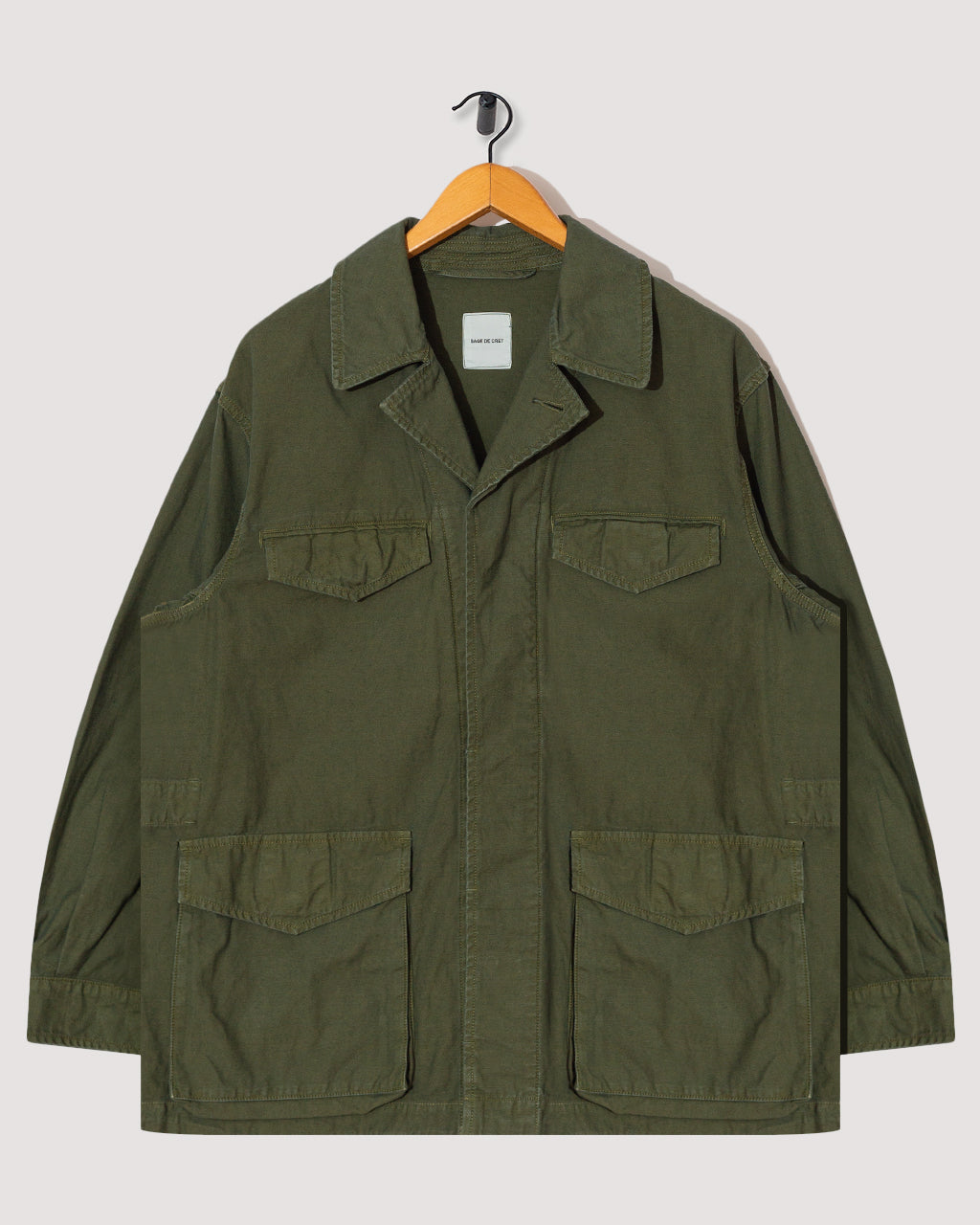 FABRIQUE en planete terre M-47ミリタリージャケット Back Satin M-47 Style Jacket - Olive | Sage De Cret | Peggs & son.