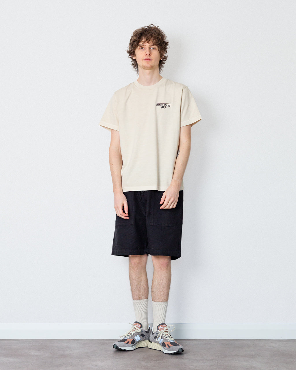 Pigment Dyed Trademark Tee - Natural