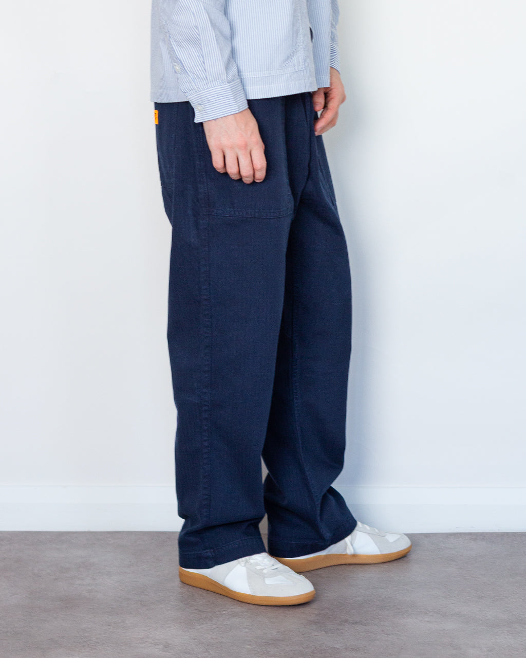 Pigment HBT Chef Pants - Dark Navy