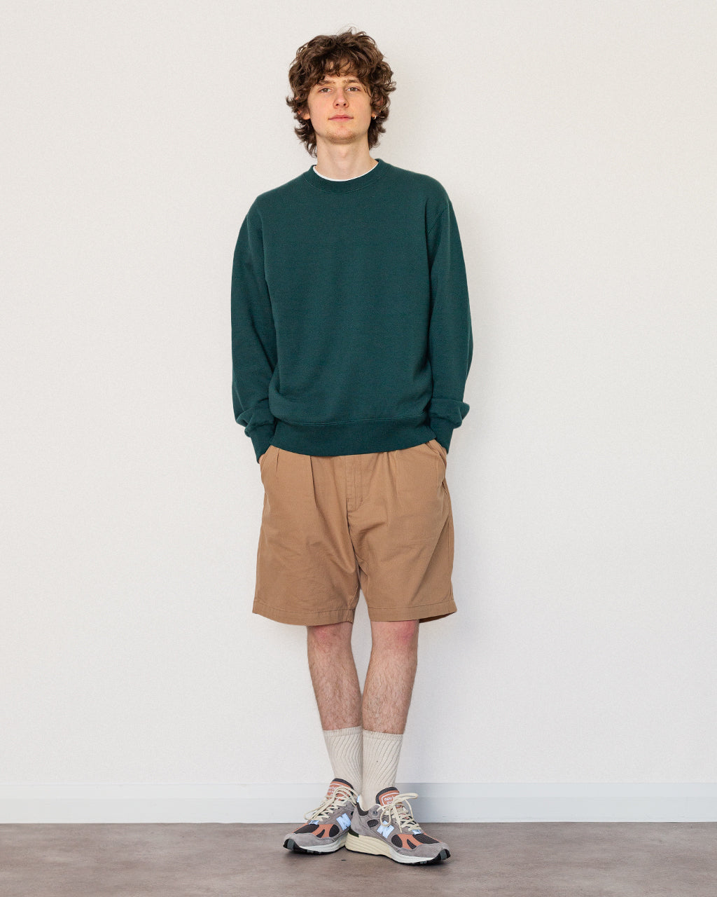 Twill Part Timer Short - Mushroom