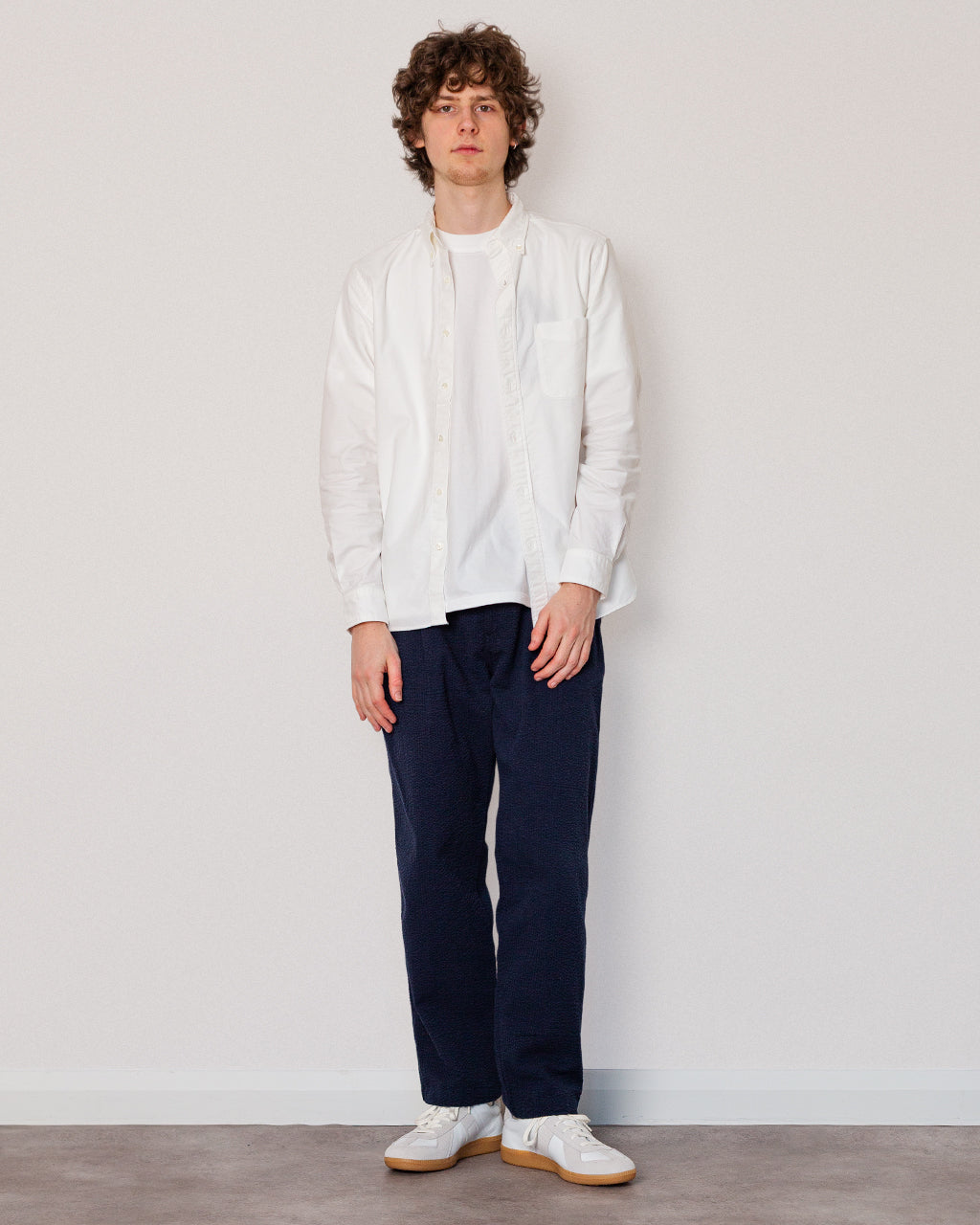 Seersucker Waiter Pant - Dark Navy