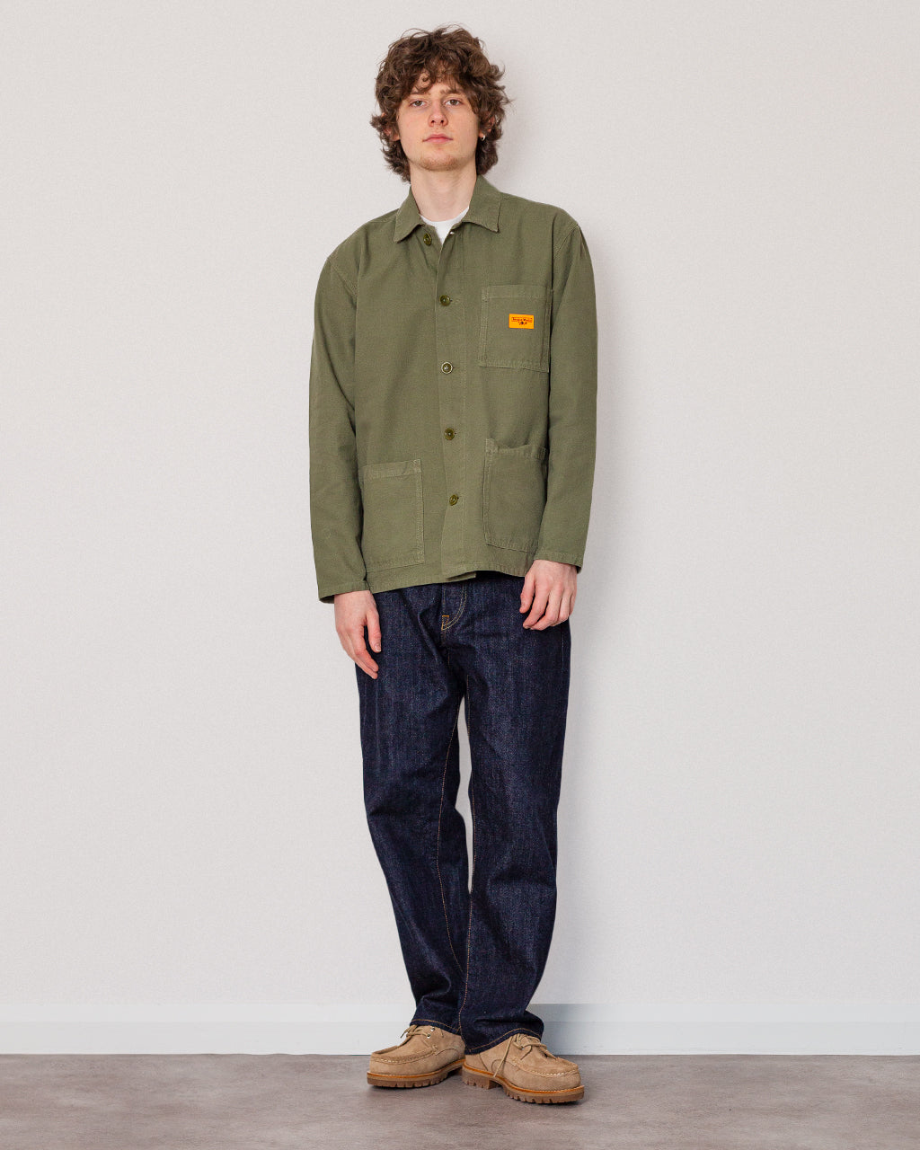 Canvas Chore Shirt - Olive