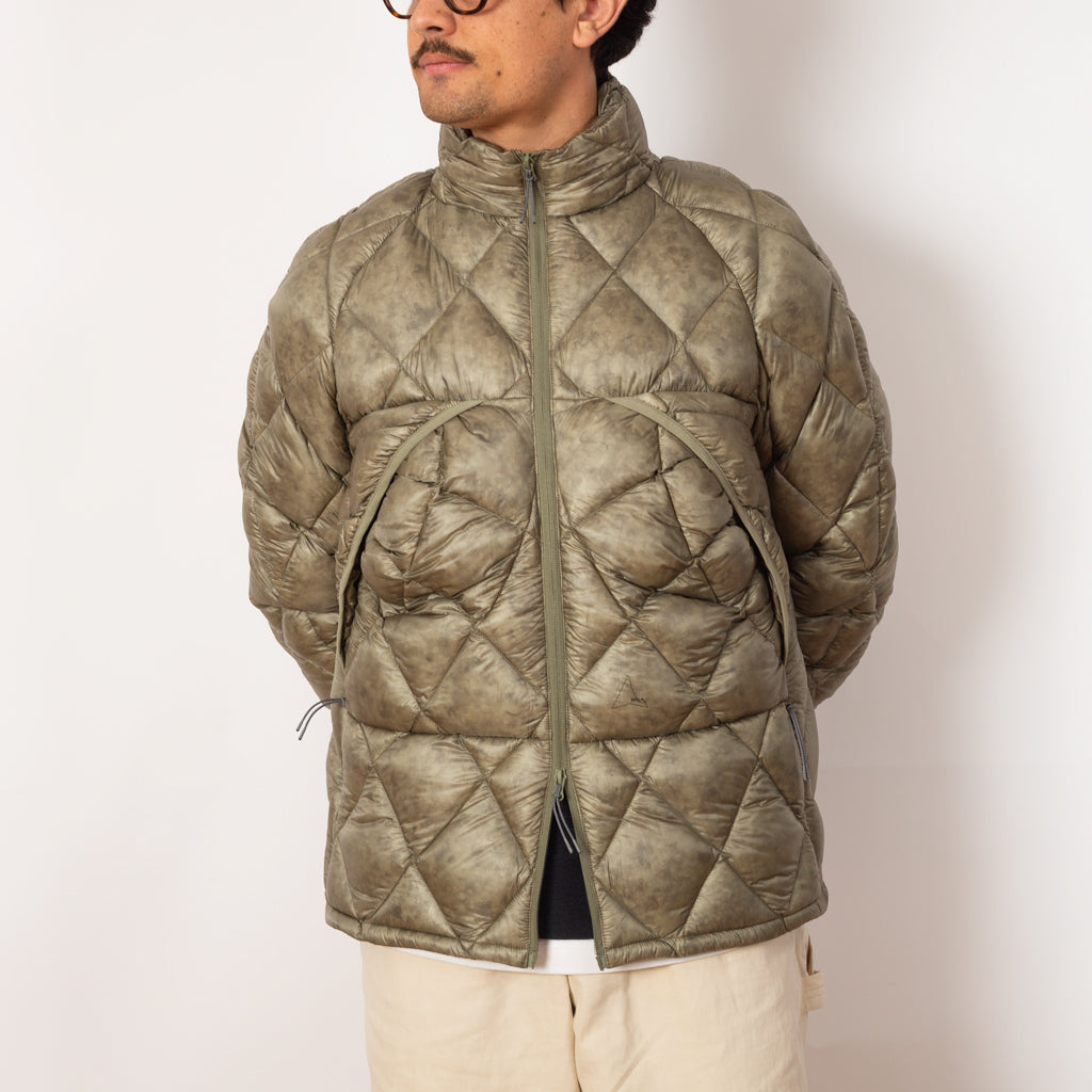 Nuna 800 Fill Power Hooded Down Jacket - Sage Green