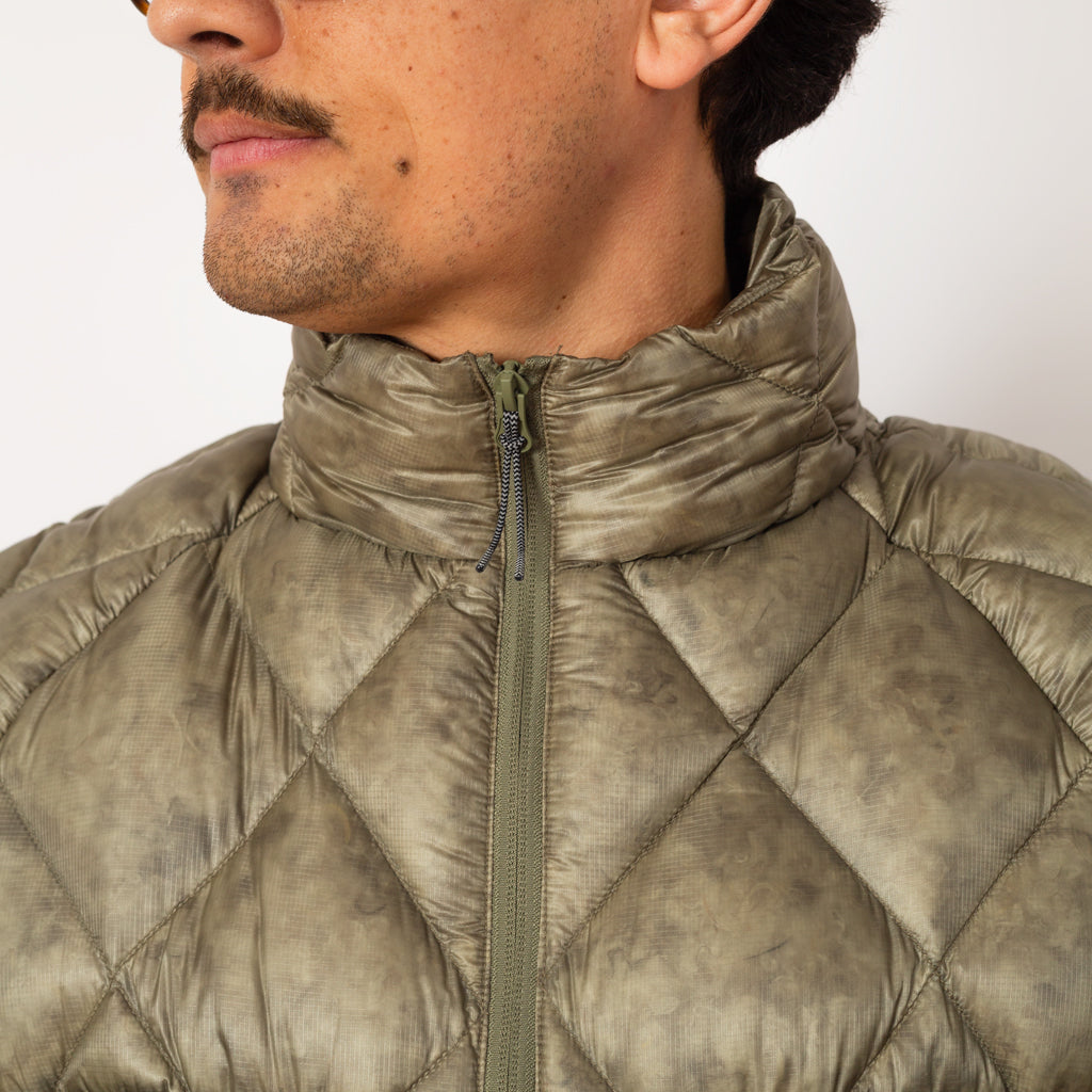 Nuna 800 Fill Power Hooded Down Jacket - Sage Green