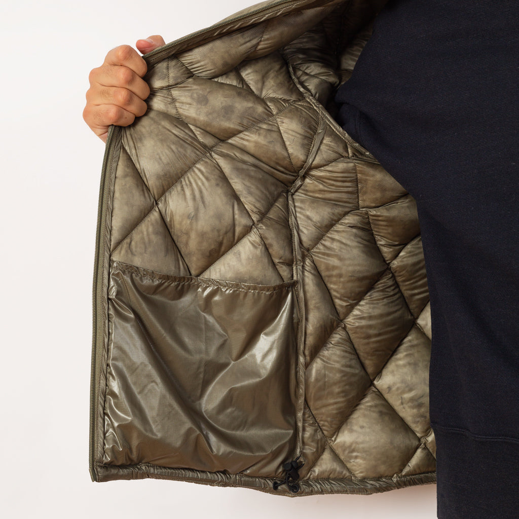 Nuna 800 Fill Power Hooded Down Jacket - Sage Green