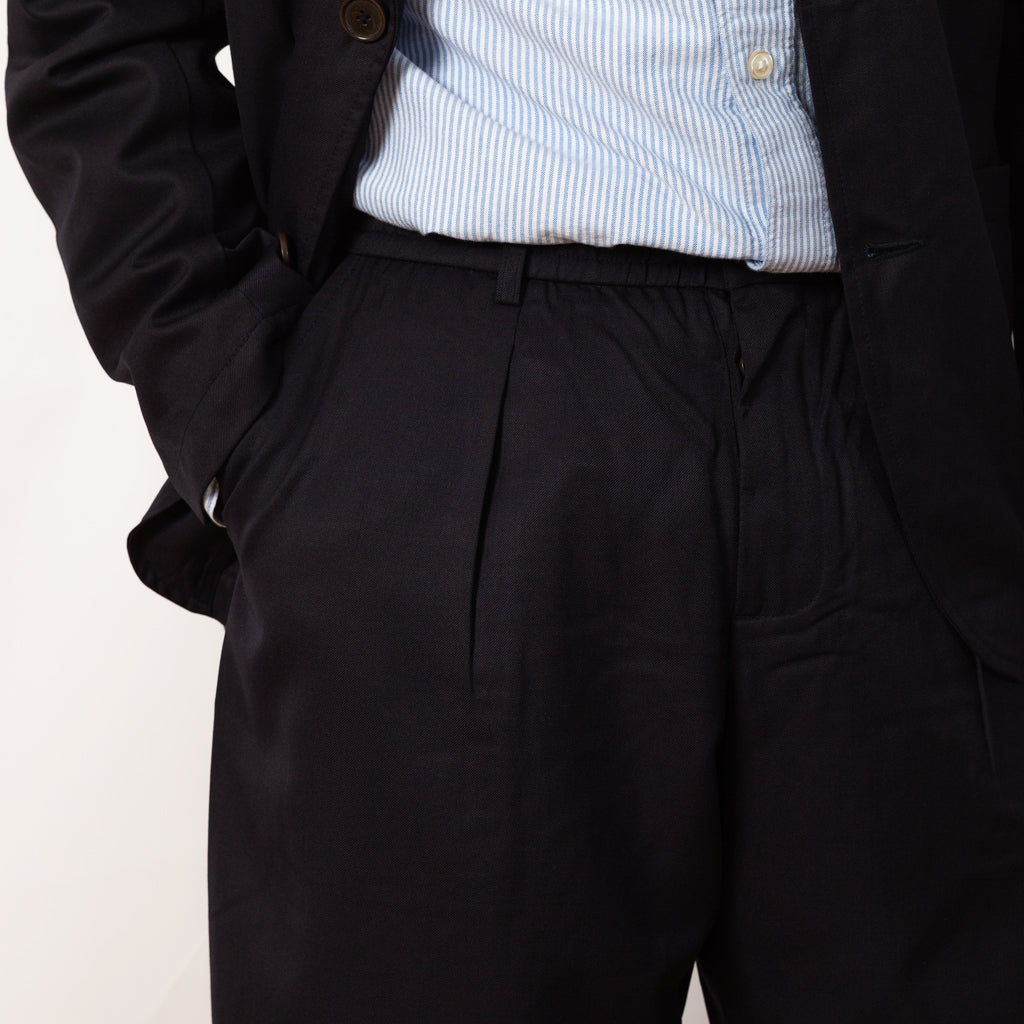 Travel Suiting Oxford Pant - Navy