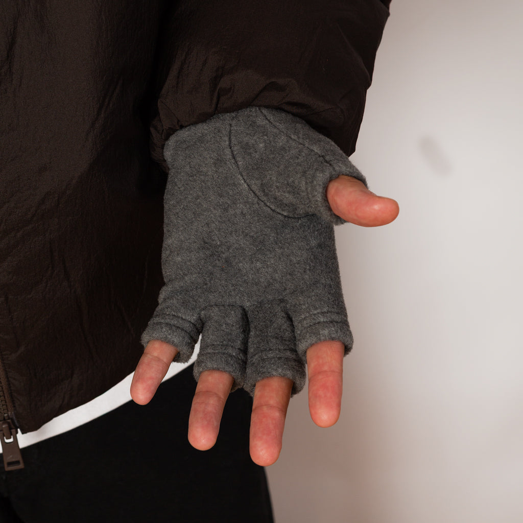 Fleece Gloves - Dark Grey