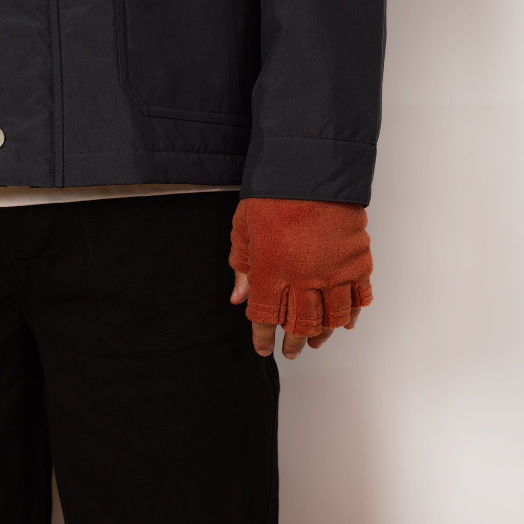Fleece Gloves - Dark Orange