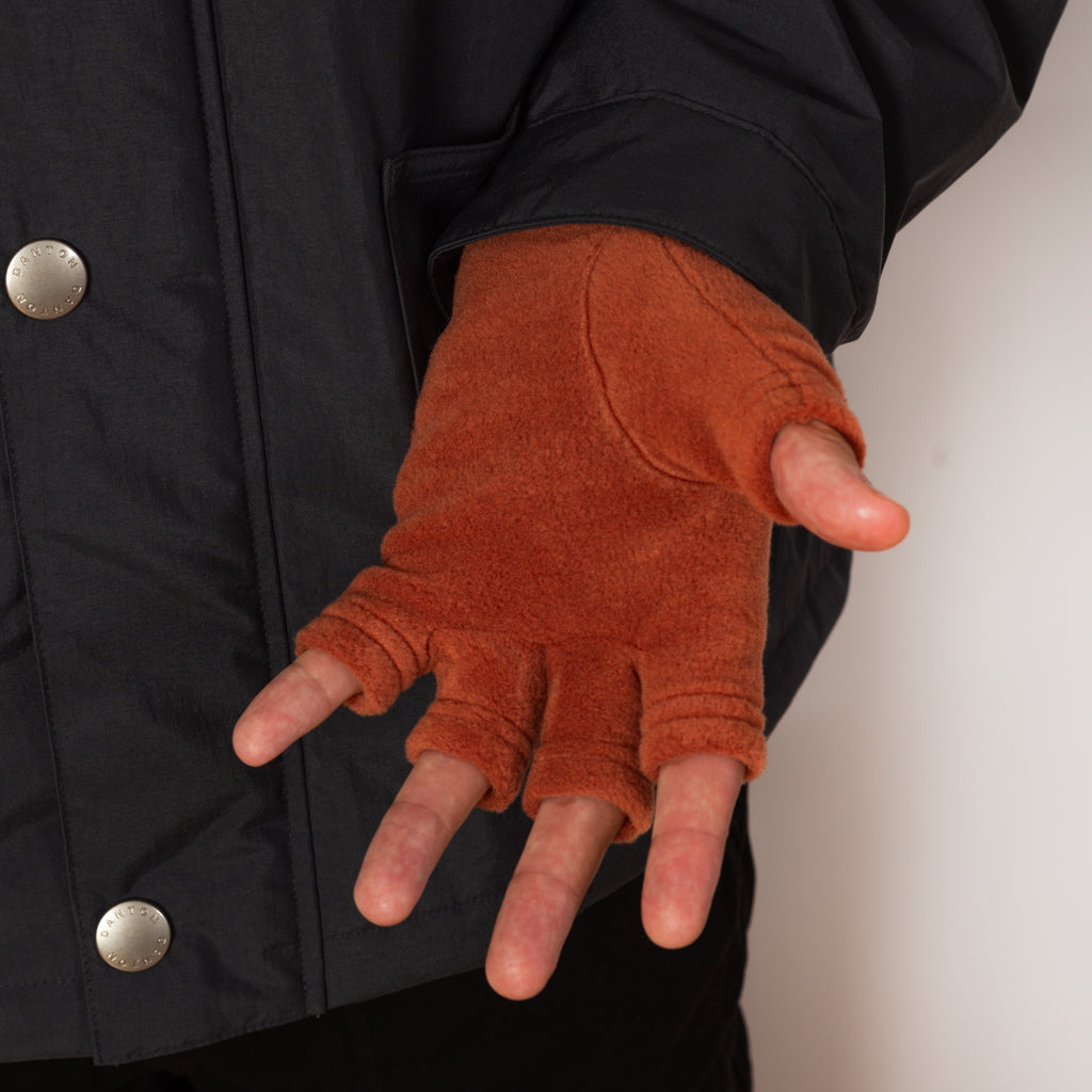 Fleece Gloves - Dark Orange