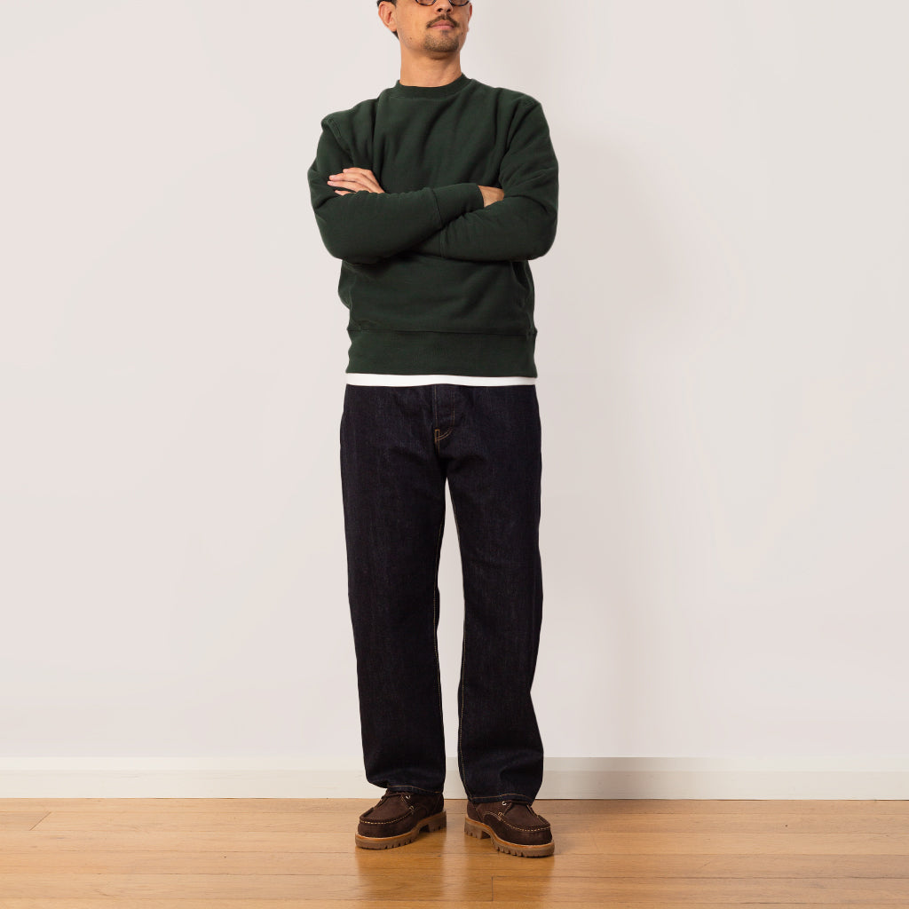 Super Weight Crewneck - Forest Green