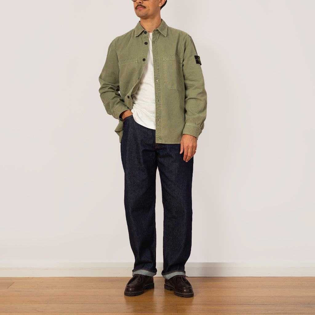Drill Overshirt - Sage - V0155