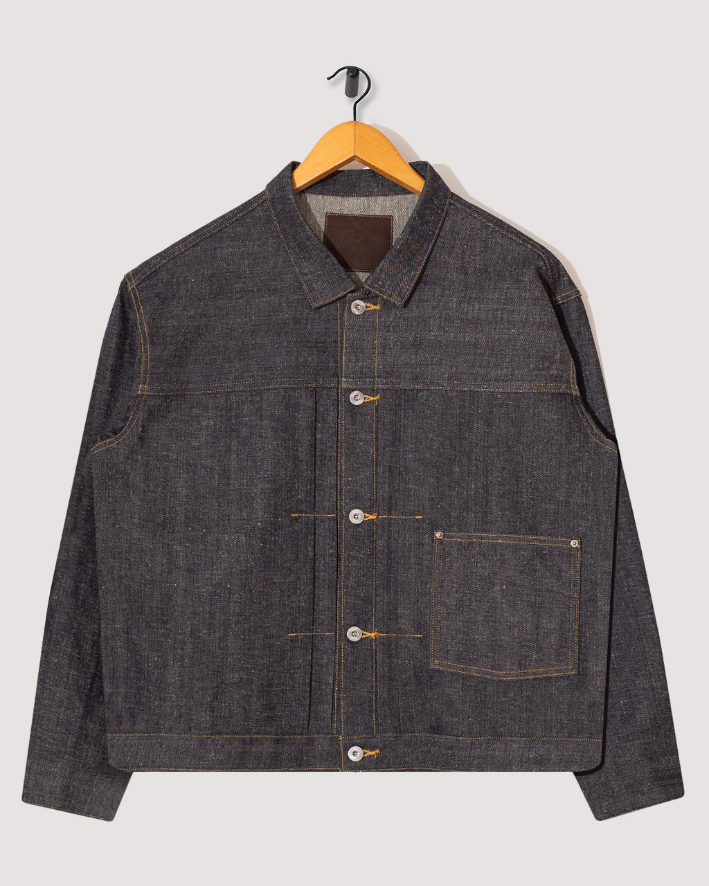 LOT 703 - Denim Jacket - Raw indigo | Taiga Takahashi | Peggs & son.