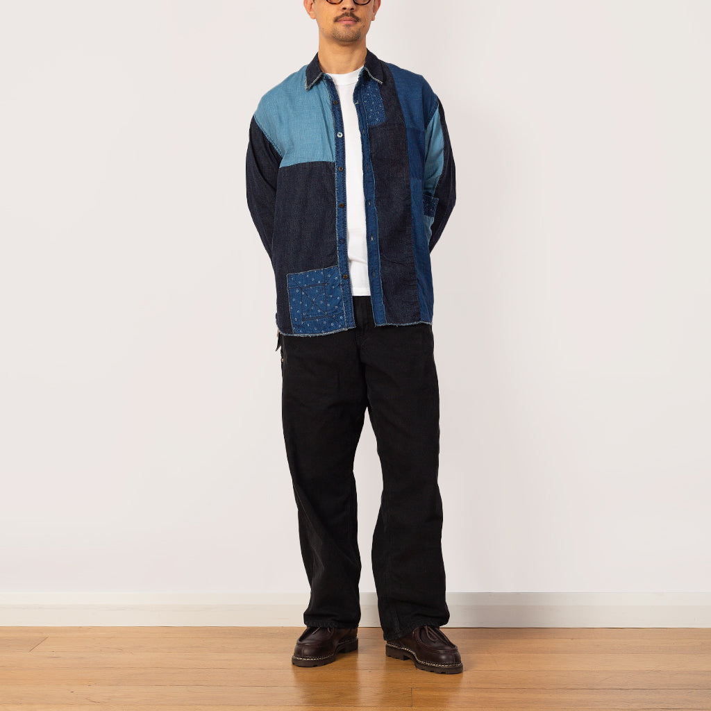 Cotton x Linen IDG KATMANDU Shirt 23' - Indigo
