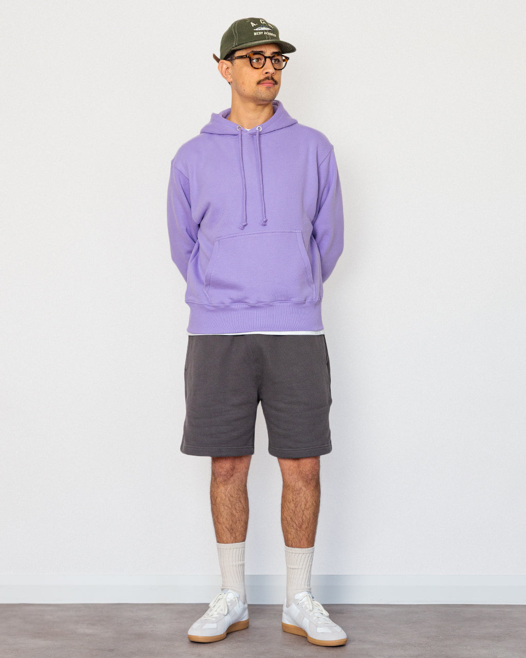 Loopback Hoodie - Dusty Violet