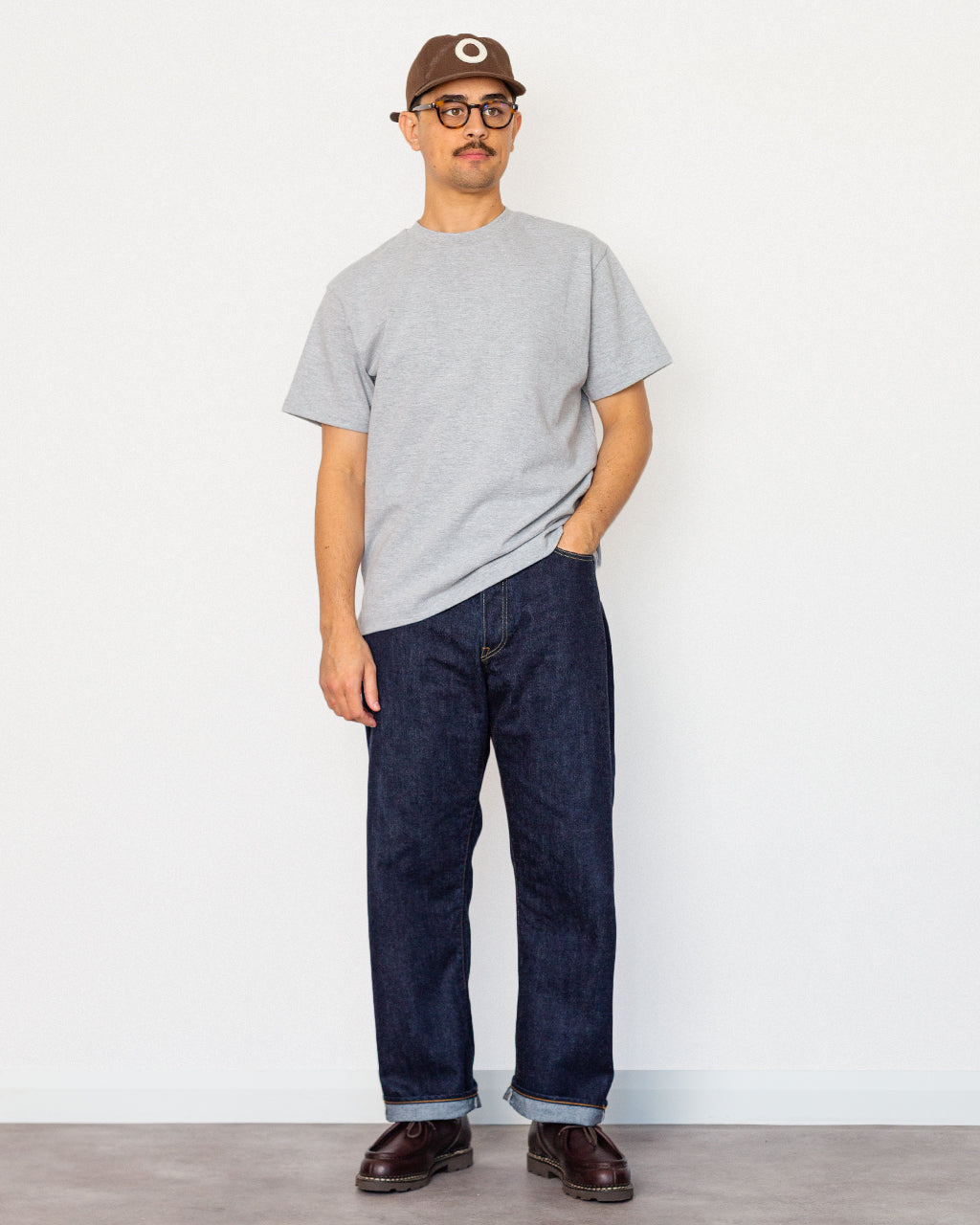 Super Weight Tee - Heather Grey