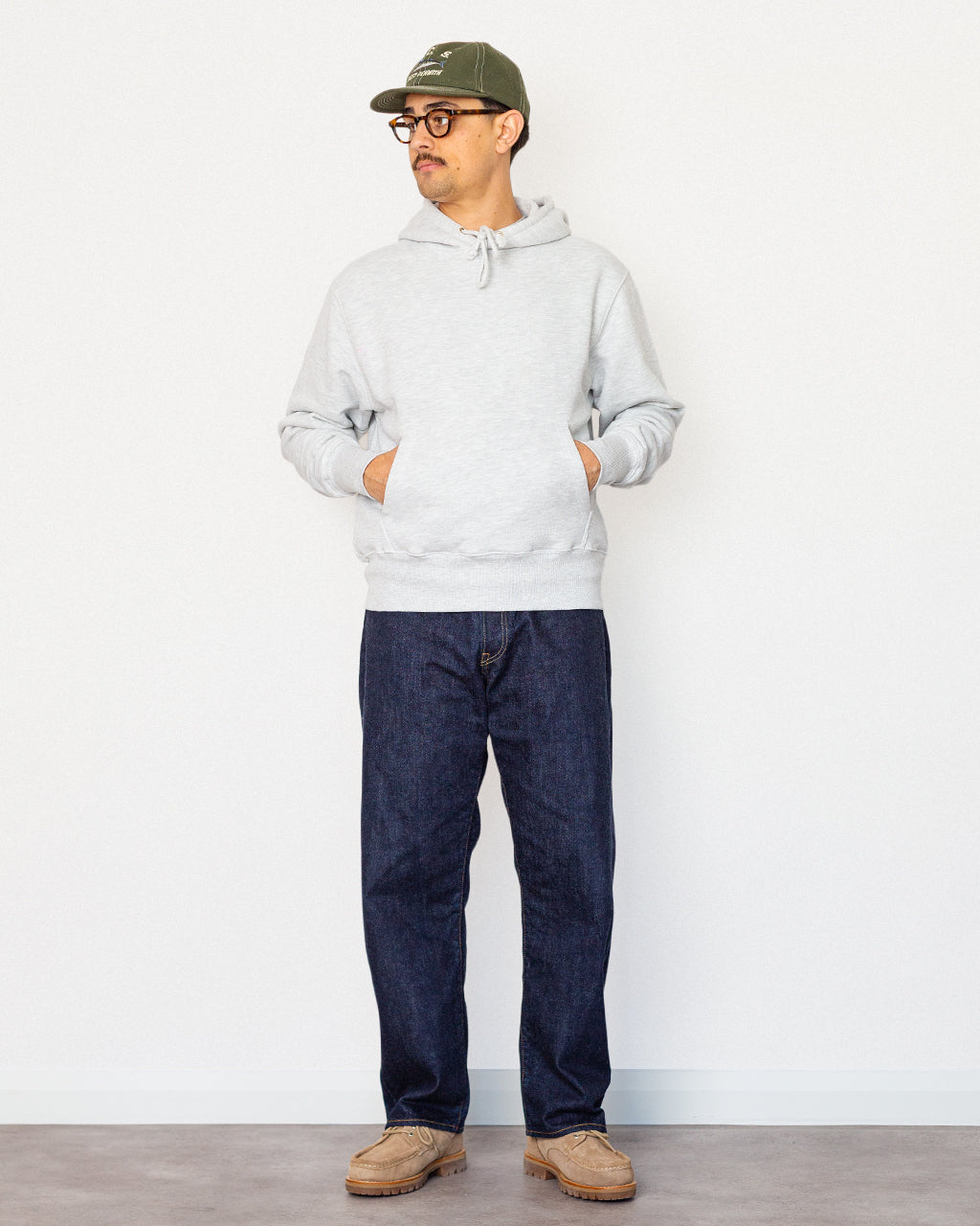 Super Weight Hoodie - Heather Grey