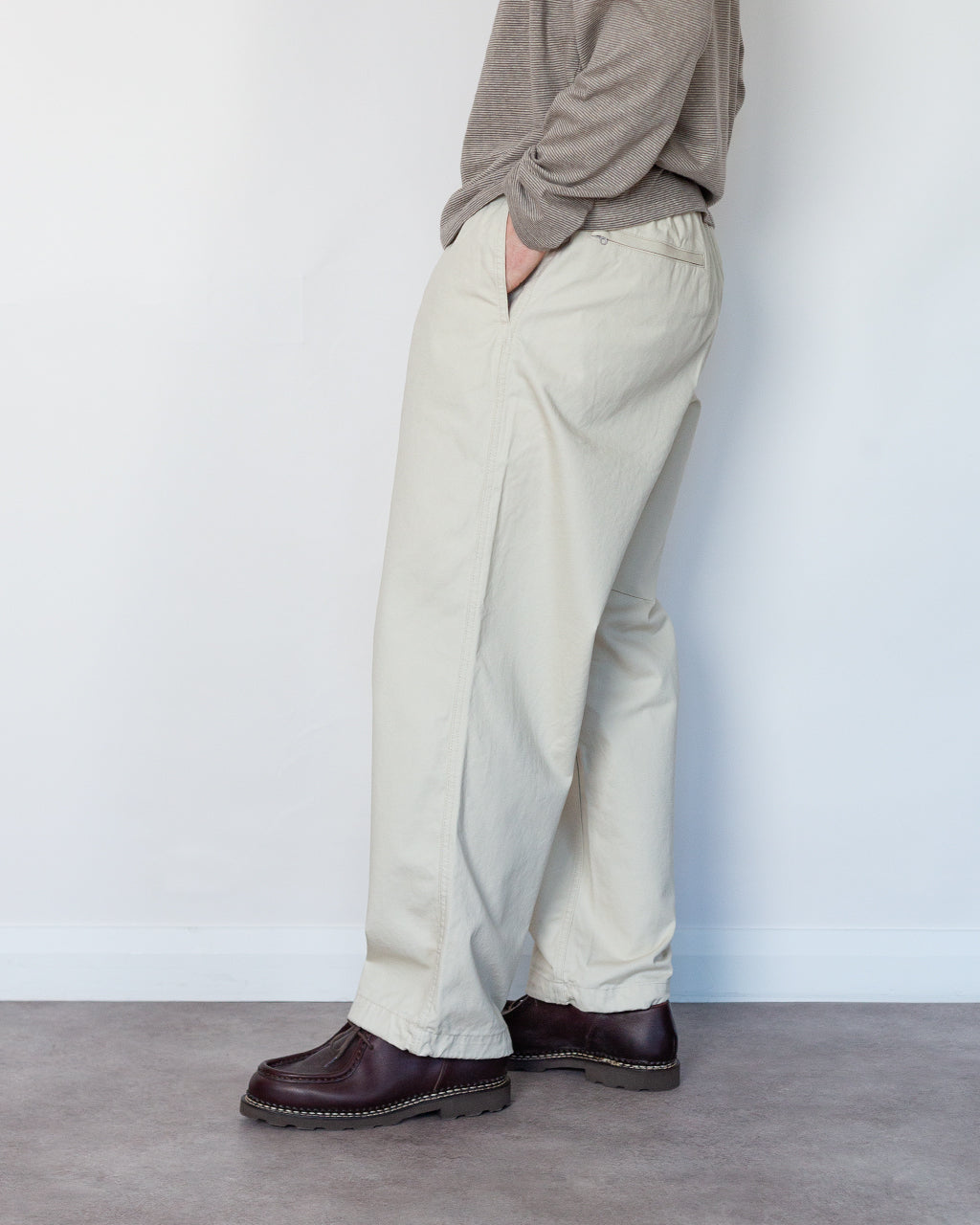 Twill Easy Pant - Ivory