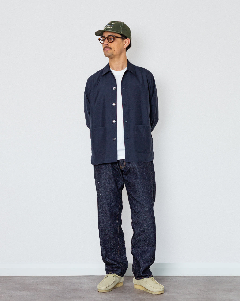 Universal Works Travail Overshirt - Tropical Wool