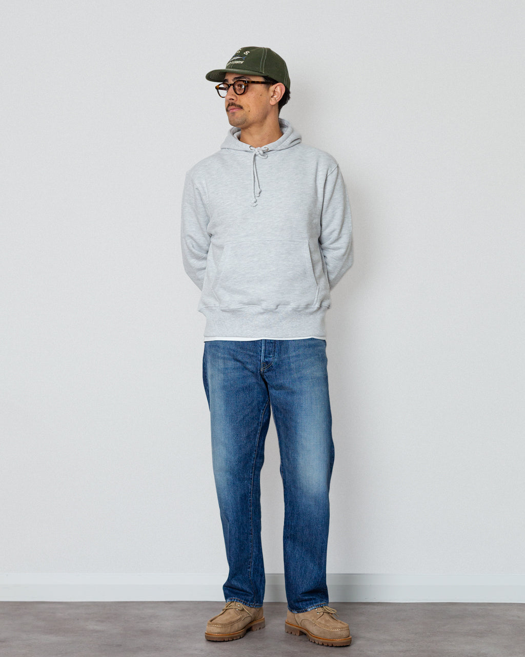 Loopback Hoodie - Ash