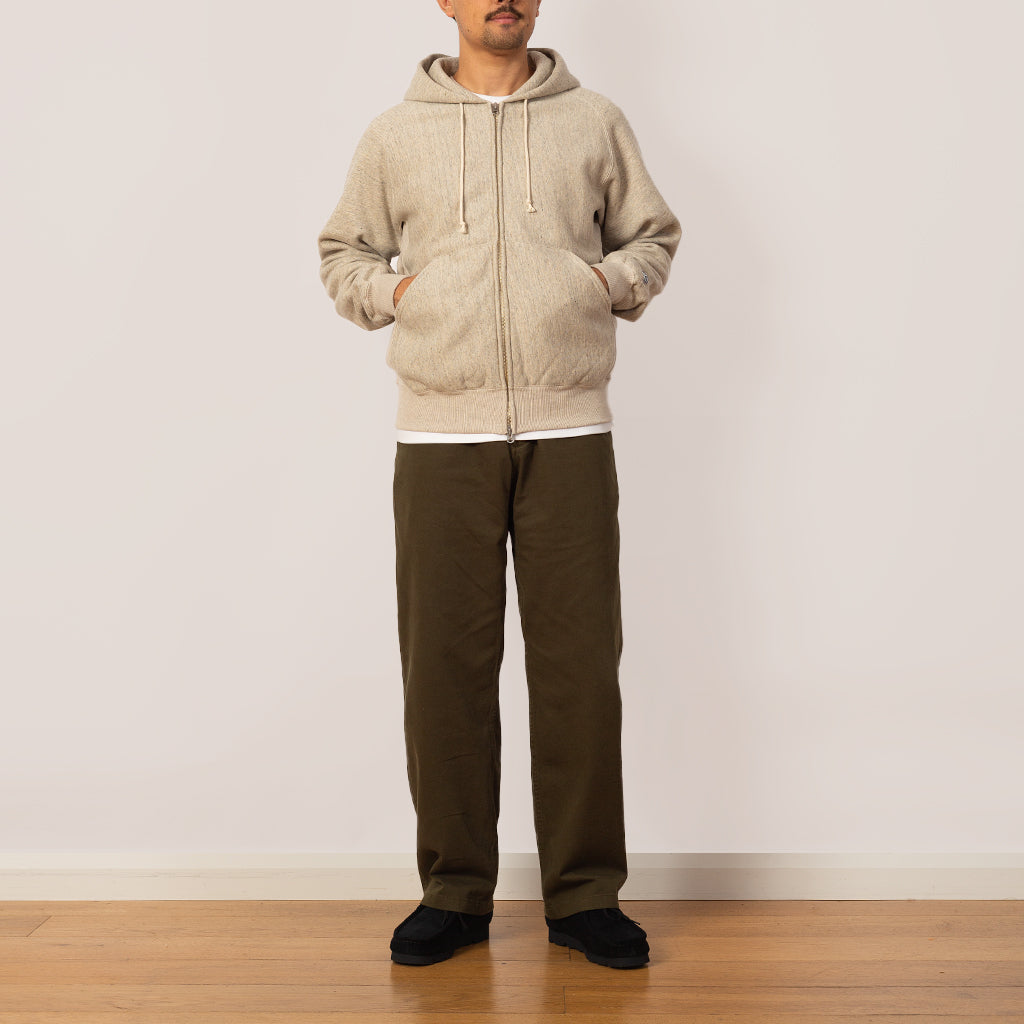 Zip Hoodie Sweat - Porridge