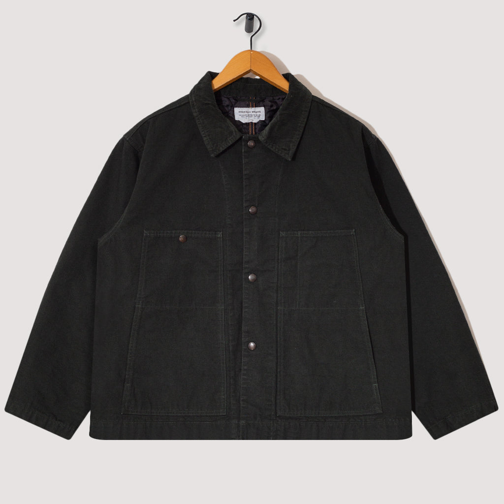 Quilted Coverall Jacket - Seaweed | Ends and Means | Peggs & son.