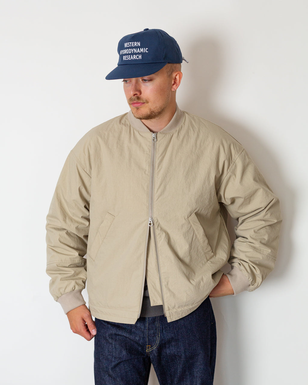 Basement Bomber Jacket - Stone