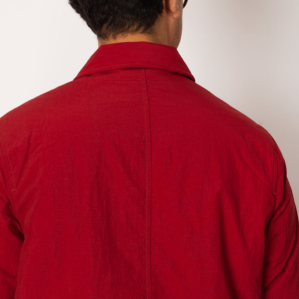 Wadded Bomber - Crimson Ripstop Nylon