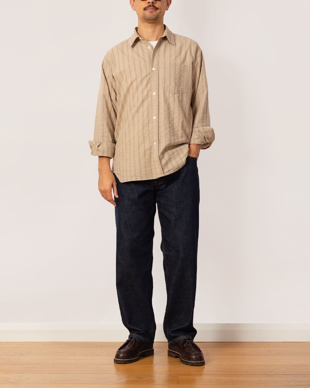 Espevik Oversized Shirt - Walnut