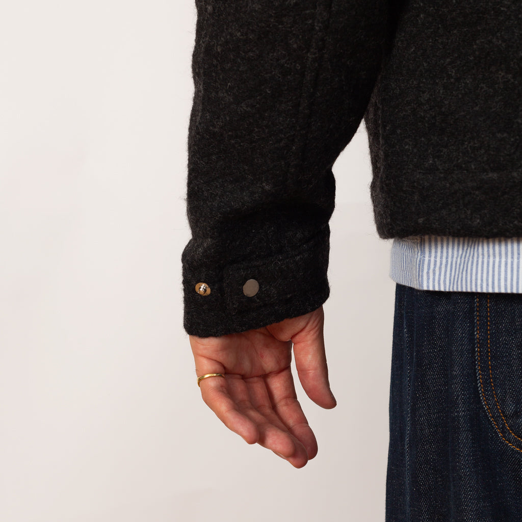 Signal Blouson - Charcoal Wool