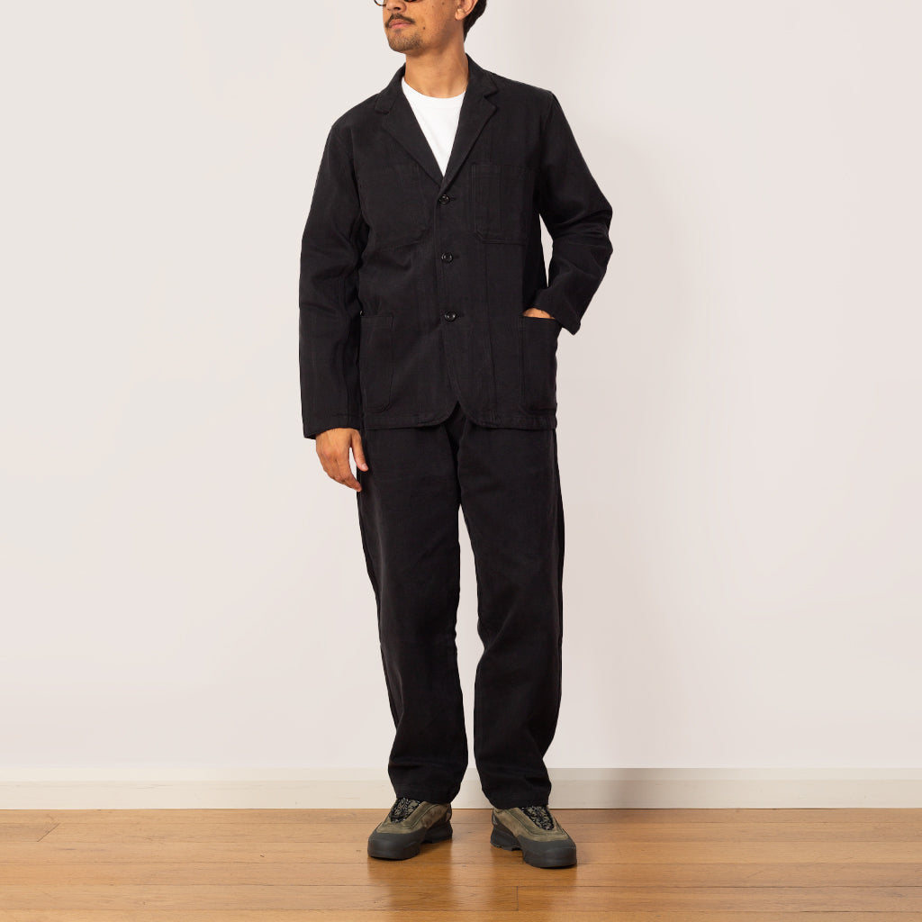 Moleskin Server Suit Jacket - Black
