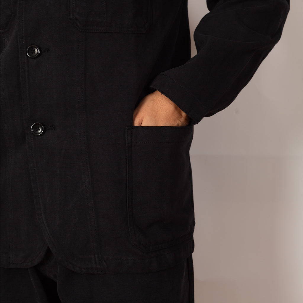 Moleskin Server Suit Jacket - Black