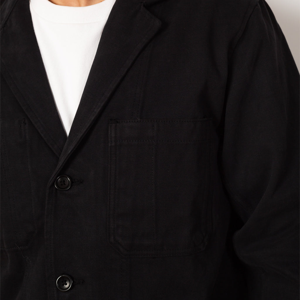Moleskin Server Suit Jacket - Black